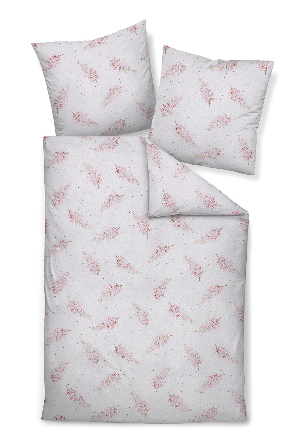 BETTWÄSCHE Seersucker 155/200 cm  - Rosa, Design, Textil (155/200cm) - Janine