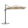 BOČNÍ SLUNEČNÍK 322/276/350x260 cm - přírodní barvy/antracitová, Basics, kov/textil (322/276/350x260cm)