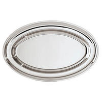 TANJIR ZA SERVIRANJE      37/24/4 cm      - boja nerđajućeg čelika, Konvencionalno, metal (37/24/4cm) - Sambonet