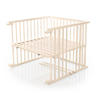 GITTERBETT  95/94/79 cm   - Beige, Basics, Holz (95/94/79cm) - Babybay