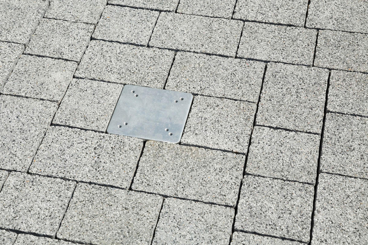 SONNENSCHIRMSTÄNDER Silberfarben  - Silberfarben, Basics, Metall (25/25/45cm) - Schneider