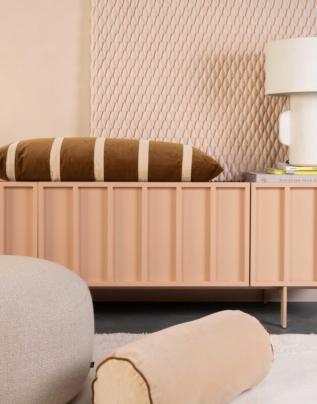 ZIERKISSEN Luise 22/50 cm  - Beige, Basics, Textil (22/50cm) - Essenza