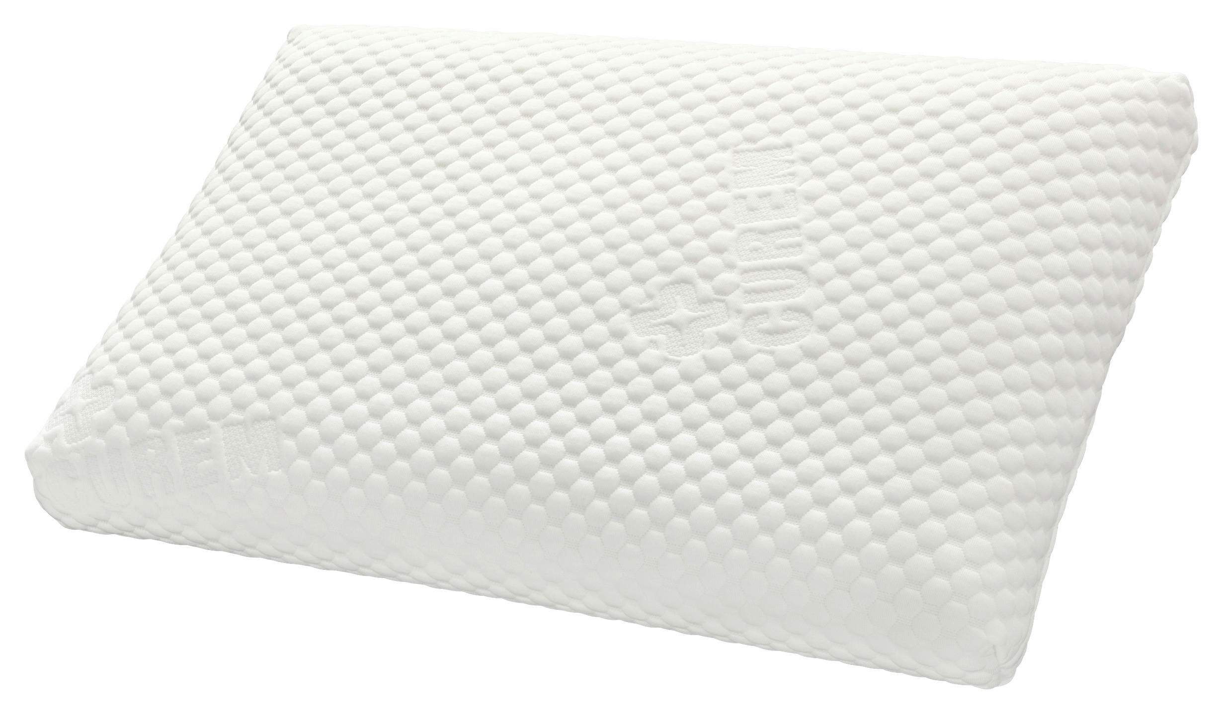 ŠÍJOVÝ OPĚRNÝ POLŠTÁŘ 60/40/8 cm - bílá, Basics, textil (60/40/8cm) - Sleeptex