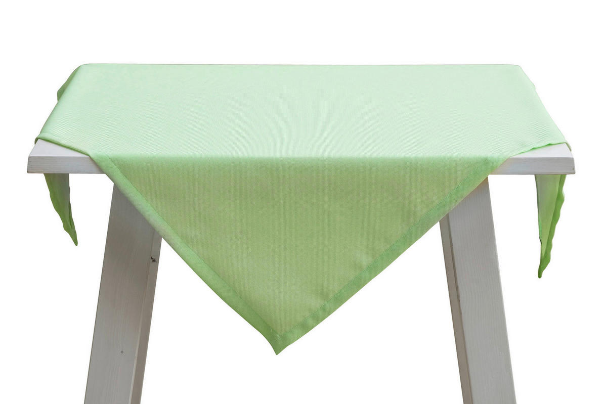 TISCHDECKE 85/85 cm  - Limette, Basics, Textil (85/85cm)