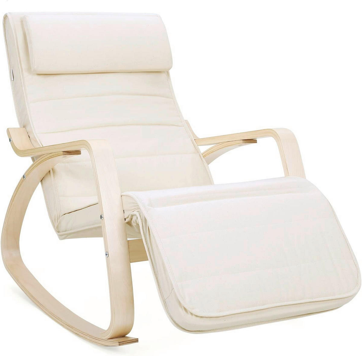 RELAXSESSEL in Holz, Textil Beige  - Beige, Trend, Holz/Textil (115/91/55cm) - Boxxx