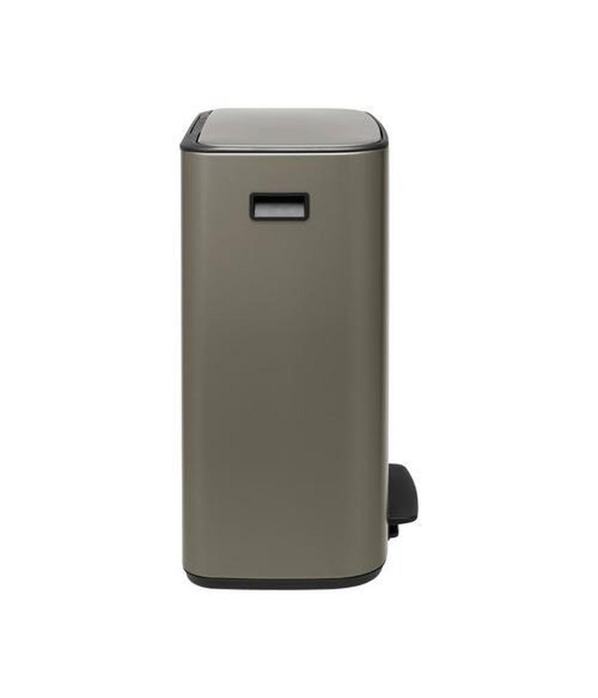 ABFALLEIMER BO TRETEIMER 2 X 30 L  - Schwarz/Grau, Basics, Kunststoff/Metall (54,1/65,2/36,3cm) - Brabantia