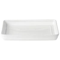 TABLETT Keramik  - Weiß Hochglanz, Basics, Keramik (25/19/3.2cm) - Costa Nova