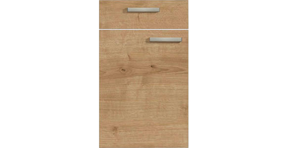 EINBAUKÜCHE - Eichefarben/Weiß, Design, Holzwerkstoff - Dieter Knoll