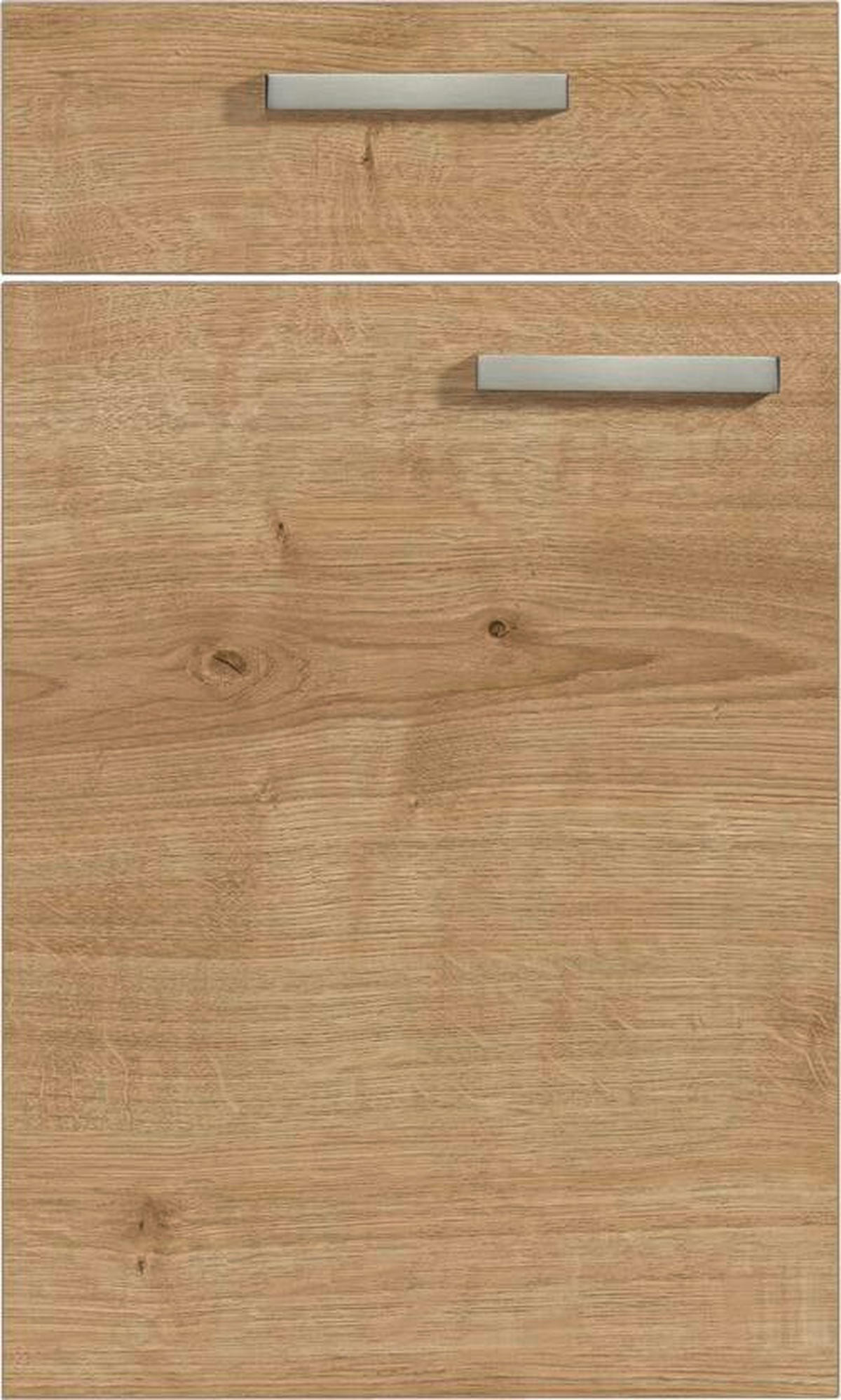 EINBAUKÜCHE MANHATTAN  - Eichefarben/Weiß, Design, Holzwerkstoff - Nolte Küchen