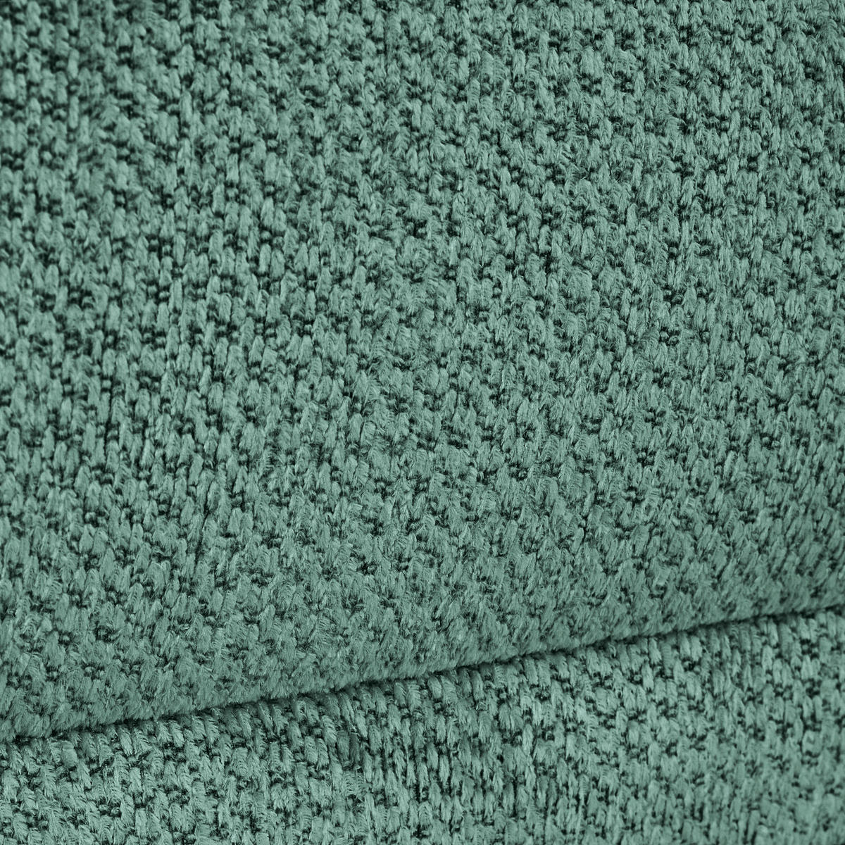 SCHLAFSOFA  mit Stoffauswahl, Liegefunktion, Schlafen auf Sitzhöhe, Rücken echt Chenille Dunkelgrün  - Dunkelgrün/Schwarz, KONVENTIONELL, Kunststoff/Textil (201/72/98cm) - Carryhome