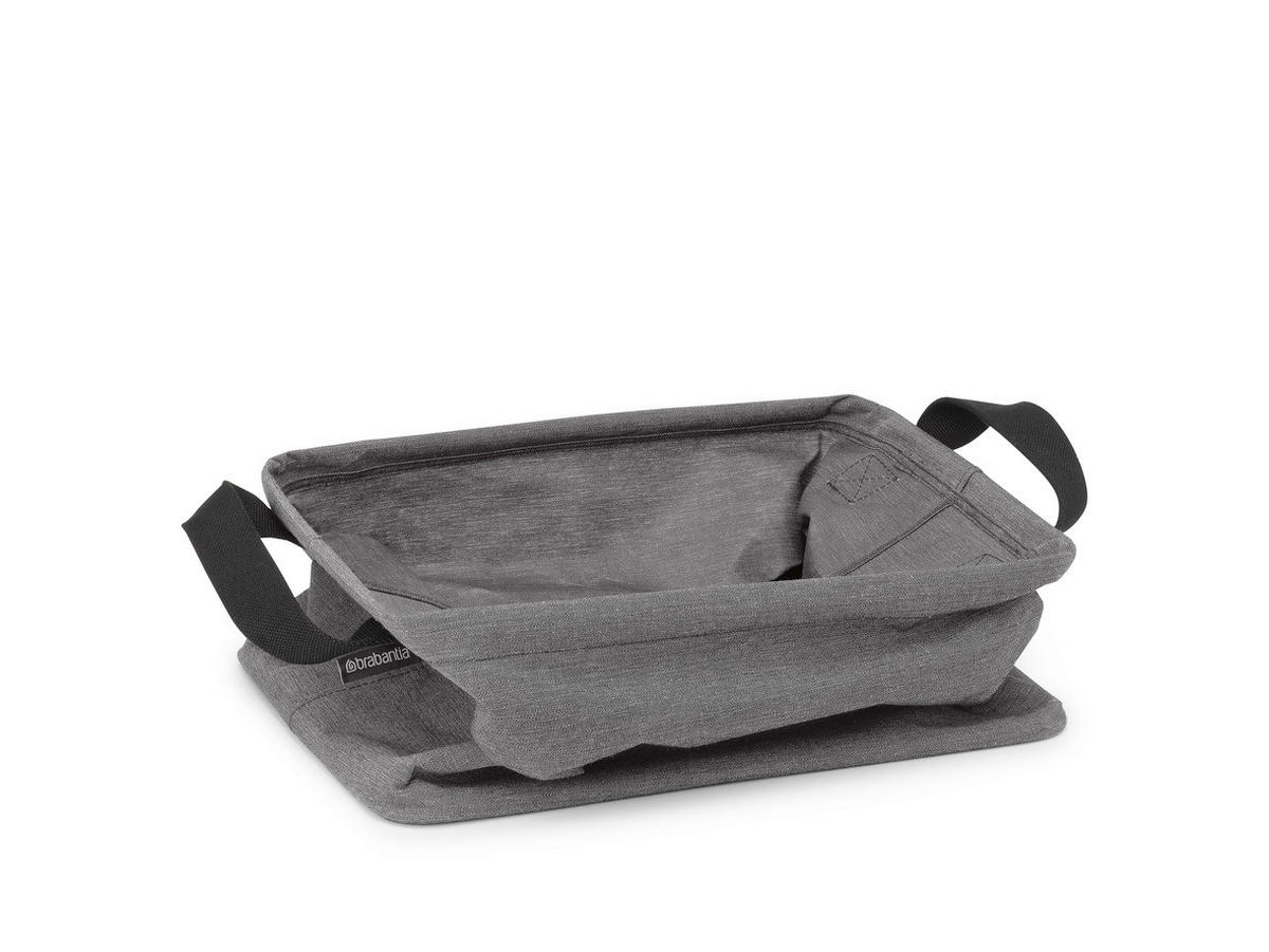 WÄSCHEKORB - Dunkelgrau, Basics, Textil (37,00/26,00/44cm) - Brabantia