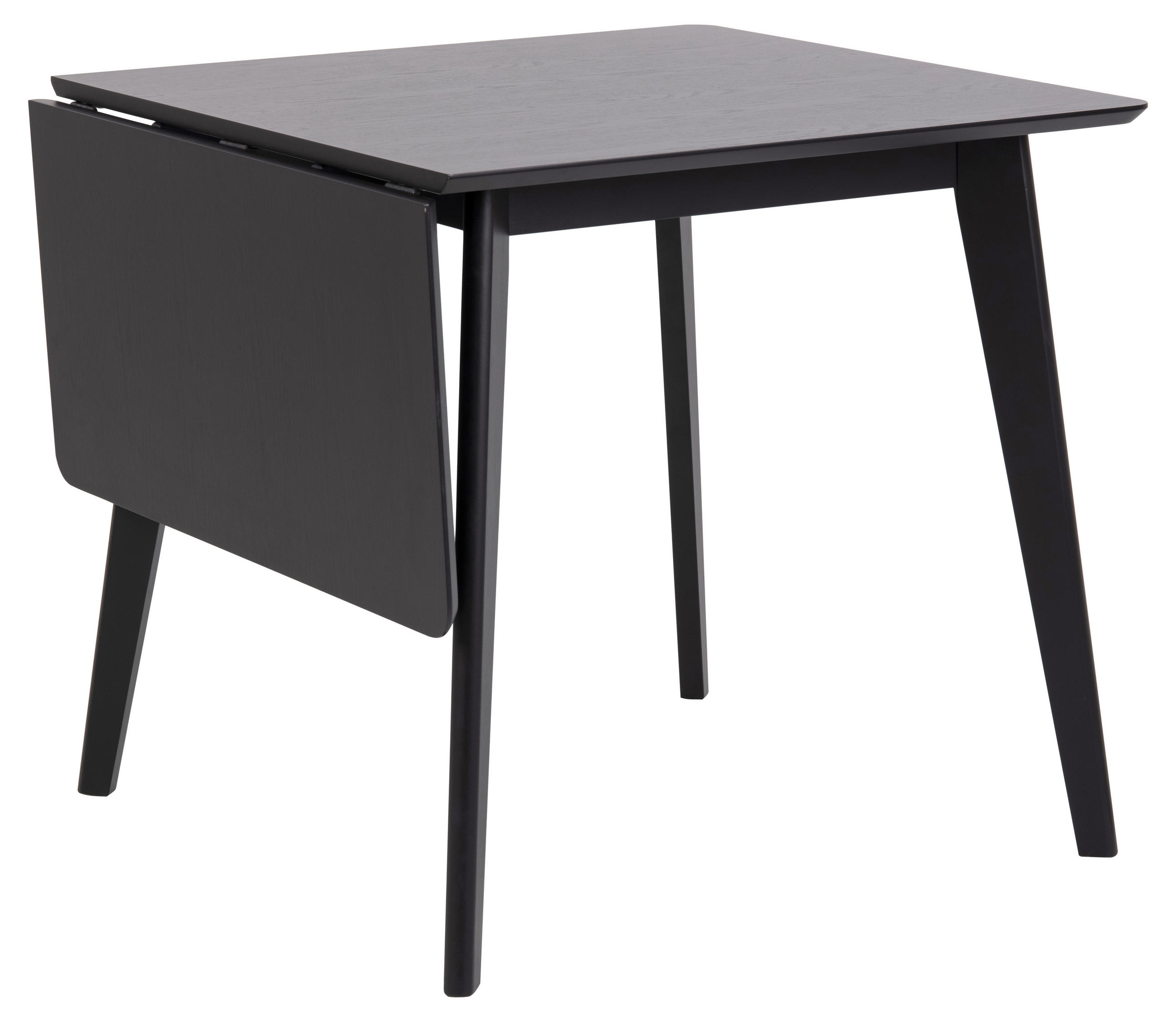 ESSTISCH in Holz, Holzwerkstoff  - Schwarz, Konventionell, Holz/Holzwerkstoff (80-120/76/80cm) - MID.YOU