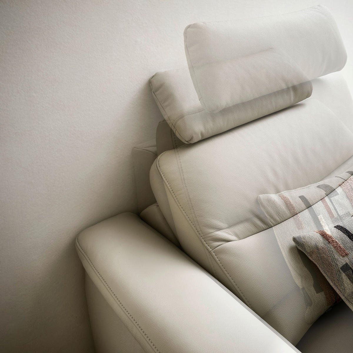 ECKSOFA in Echtleder Hellgrau  - Anthrazit/Hellgrau, Design, Leder/Metall (280/249cm) - Himolla Komfortklass