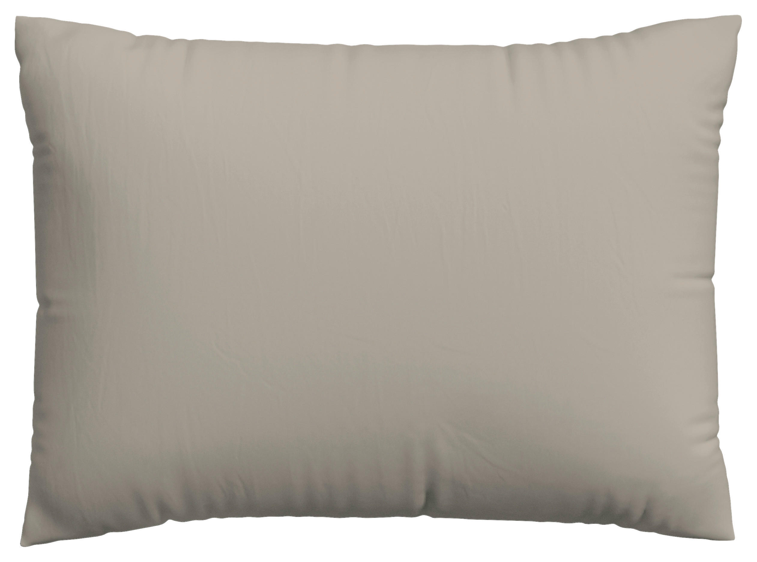 KOPFPOLSTERBEZUG KNITTED JERSEY 60/80 cm  - Taupe, Basics, Textil (60/80cm) - Schlafgut