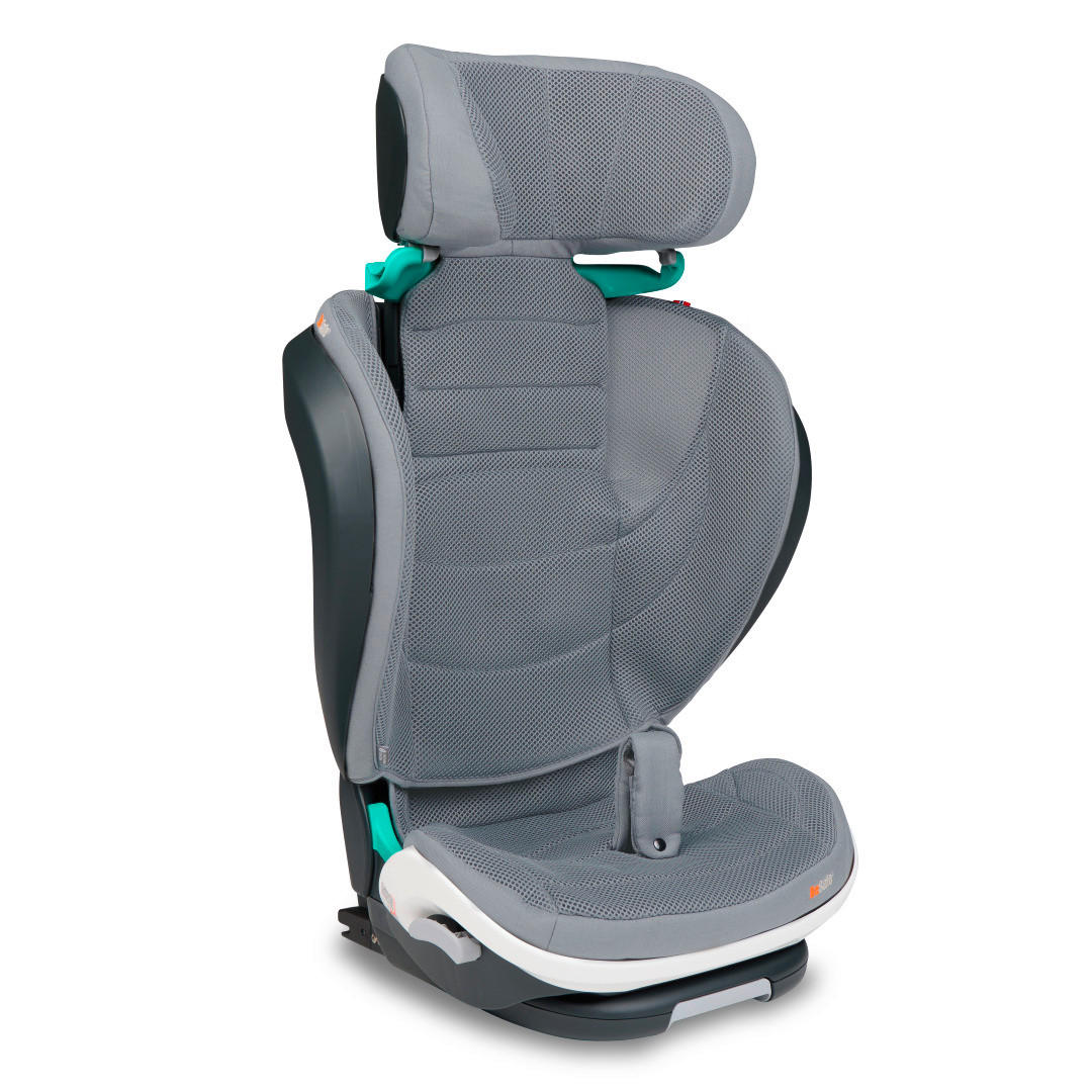 DJEČJA AUTOSJEDALICA  IZI FLEX FIX 2 I-SIZE  - svijetlo siva, Basics, tekstil/plastika (7kg) - Besafe