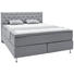 BOXSPRINGBETT 160/200 cm in Grau - Alufarben/Grau, KONVENTIONELL, Holzwerkstoff/Textil (160/200cm) - Elegando BOXSPRINGBETT 160/200 cm in Grau - Alufarben/Grau, KONVENTIONELL, Holzwerkstoff/Textil (160/200cm) - Elegando