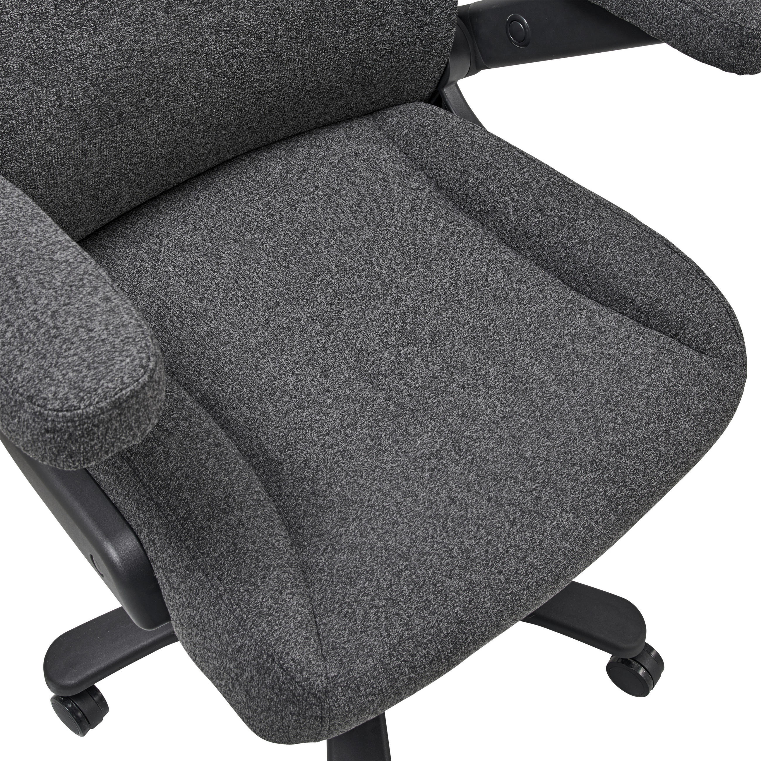 CHEFSESSEL  in Netzbespannung Schwarz  - Schwarz, Modern, Kunststoff/Textil (80/125-133/75cm) - Livetastic