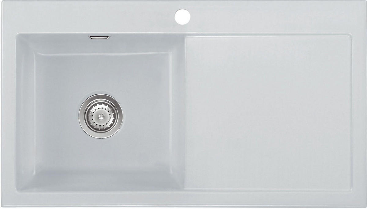 SPÜLE Mera 90 / 50750176  - Alufarben, Basics, Keramik (90/20/51cm) - Systemceram