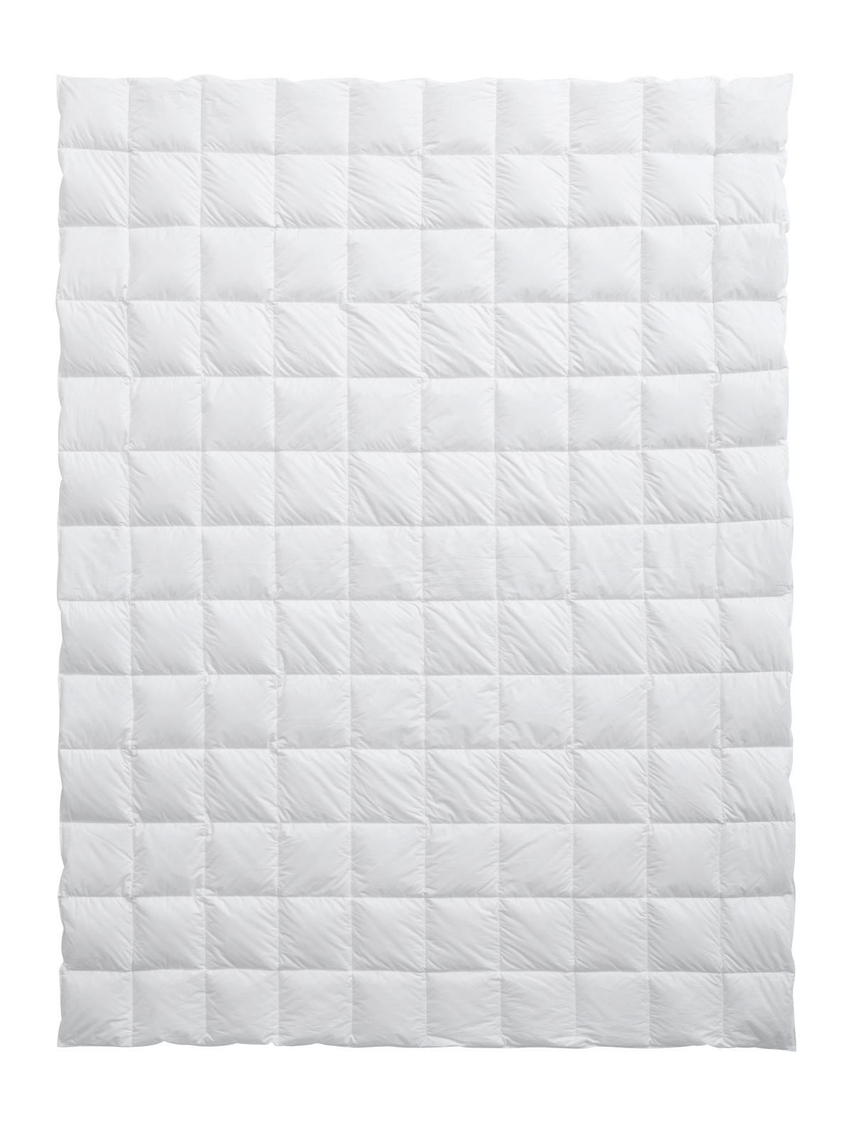 LEICHTDUVET 160/210 cm LUGANO  - Weiss, Basics, Naturmaterialien/Textil (160/210cm) - Billerbeck