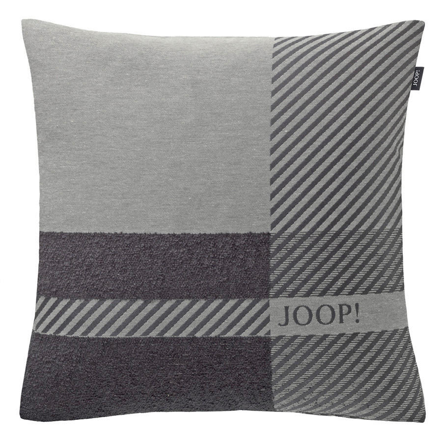 KISSENHÜLLE J!Modern 40/40 cm  - Blau/Dunkelblau, Basics, Textil (40/40cm) - Joop!