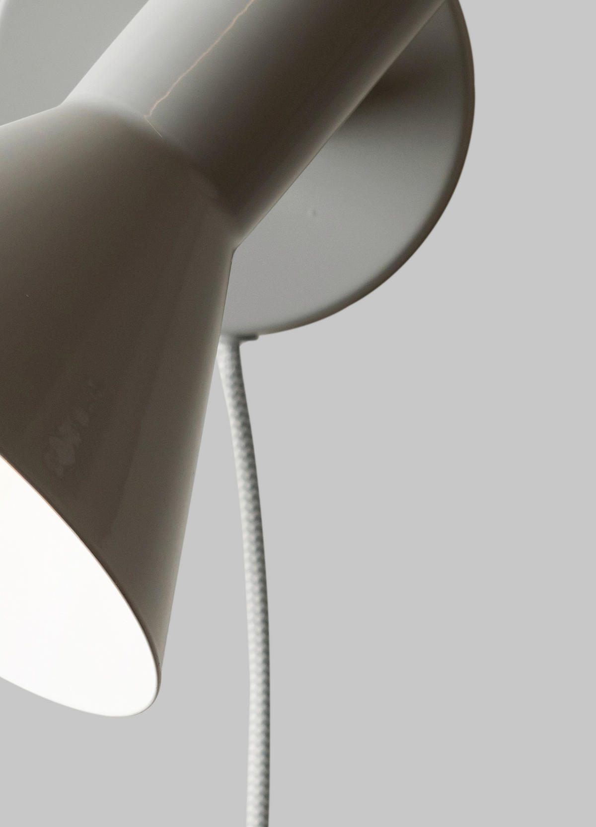 WANDLEUCHTE - Hellgrau, Design, Metall (31/15/20cm) - It's about Romi
