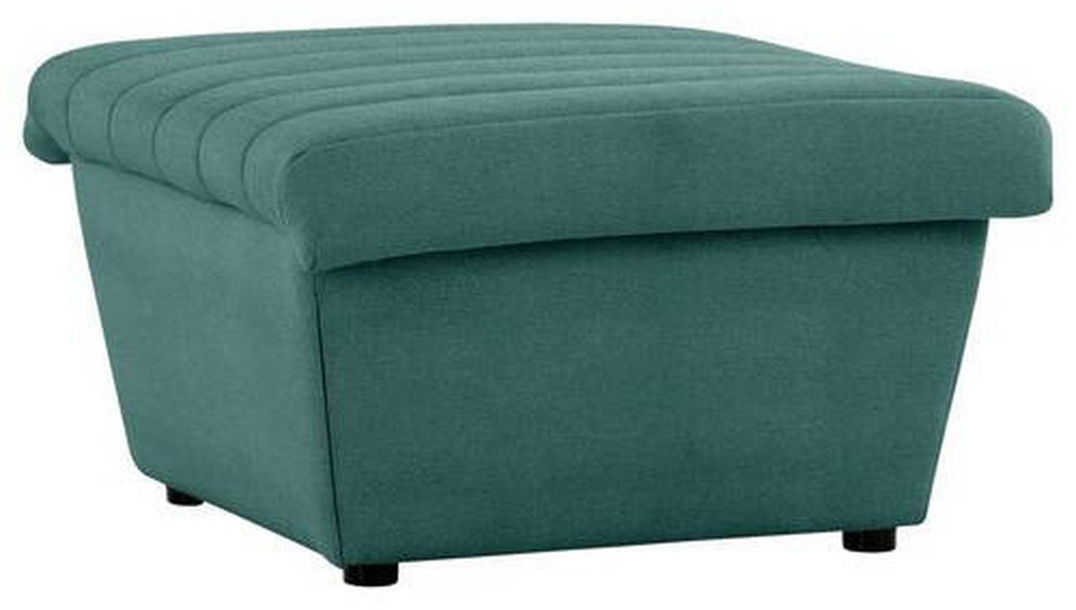 HOCKER in Textil Grün  - Schwarz/Grün, Design, Kunststoff/Textil (74/43/85cm) - LOOKS by W.Joop