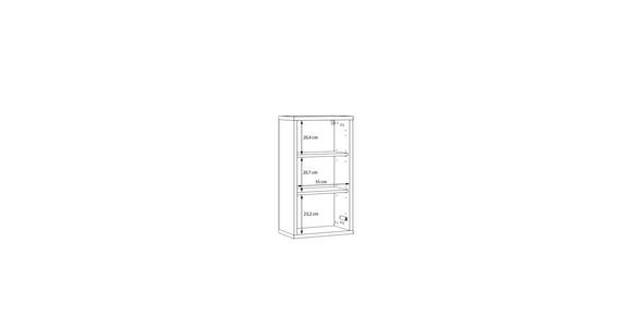 HÄNGESCHRANK 39,8/72/23,8 cm  - Taupe, MODERN, Holzwerkstoff (39,8/72/23,8cm) - Xora