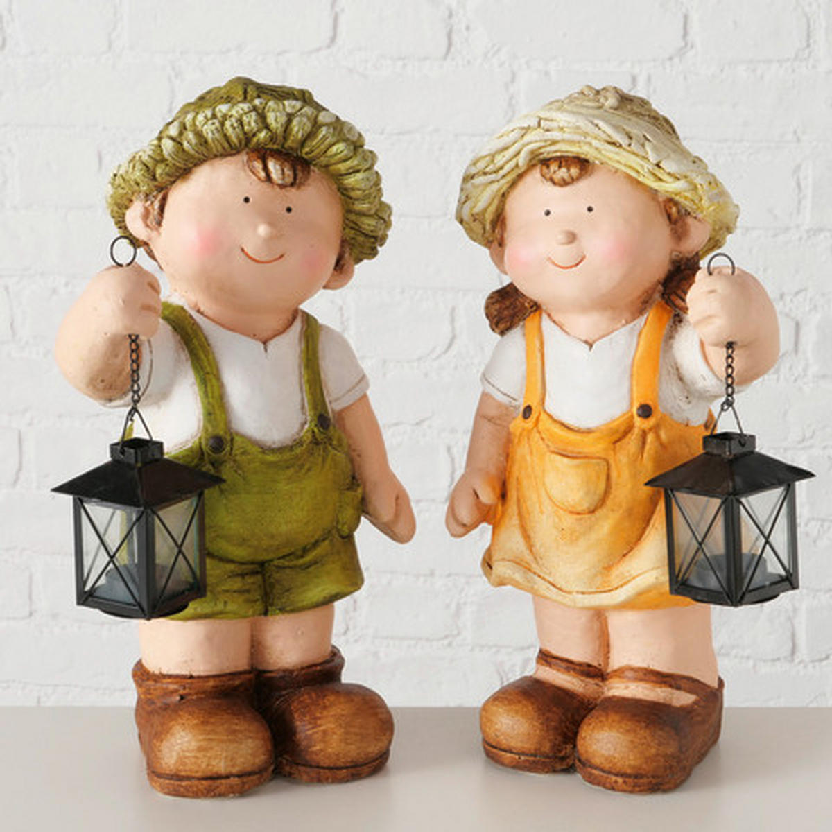 DEKORAČNÍ POSTAVIČKA - DÍTĚ - černá/zelená, Lifestyle, kov (22/18/41cm)