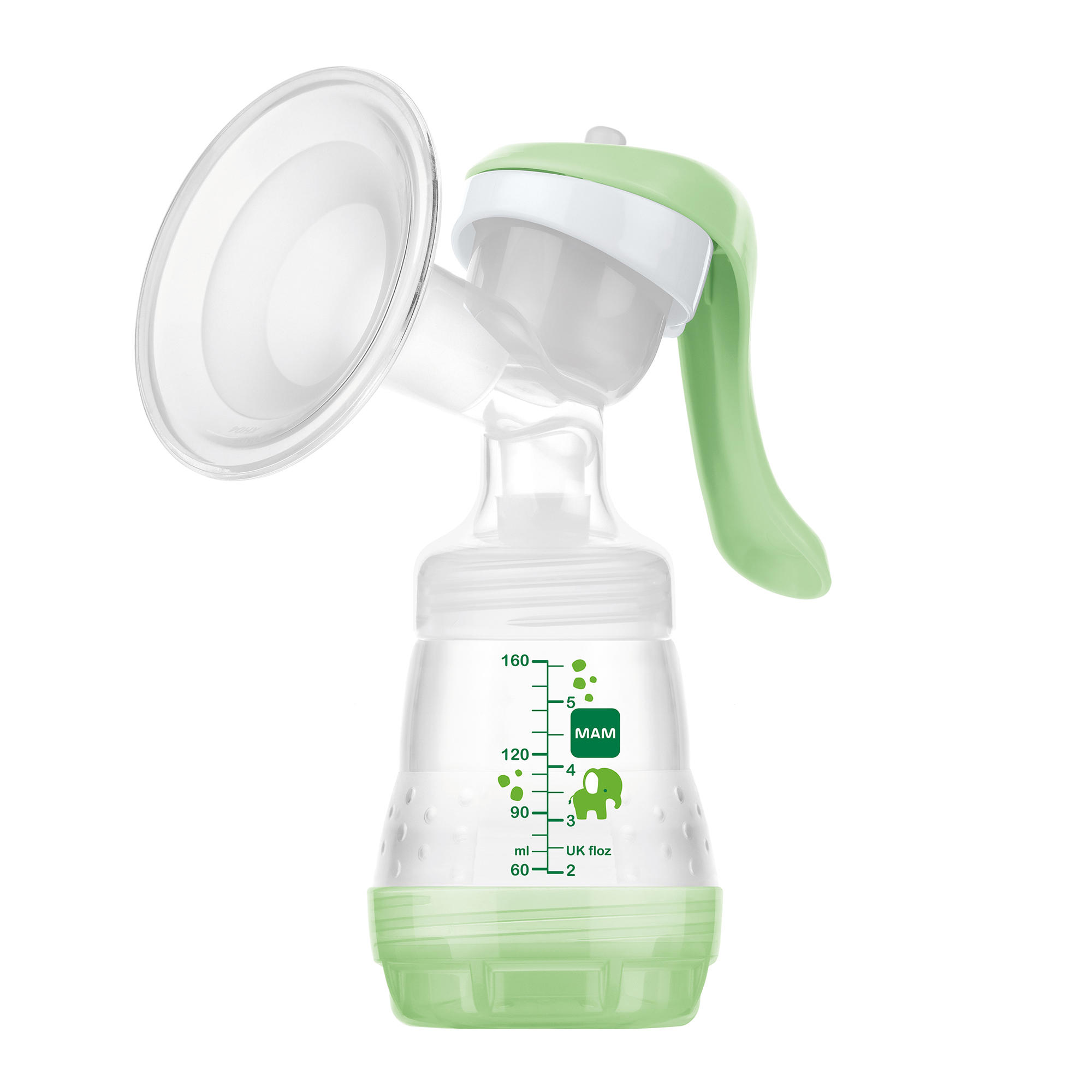 MILCHPUMPE   - Transparent/Grün, Basics, Kunststoff (16,0/19,0/9,4cm) - MAM