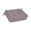 GARTENSITZKISSENSET Uni  - Taupe, Basics, Textil (38/5/38cm)