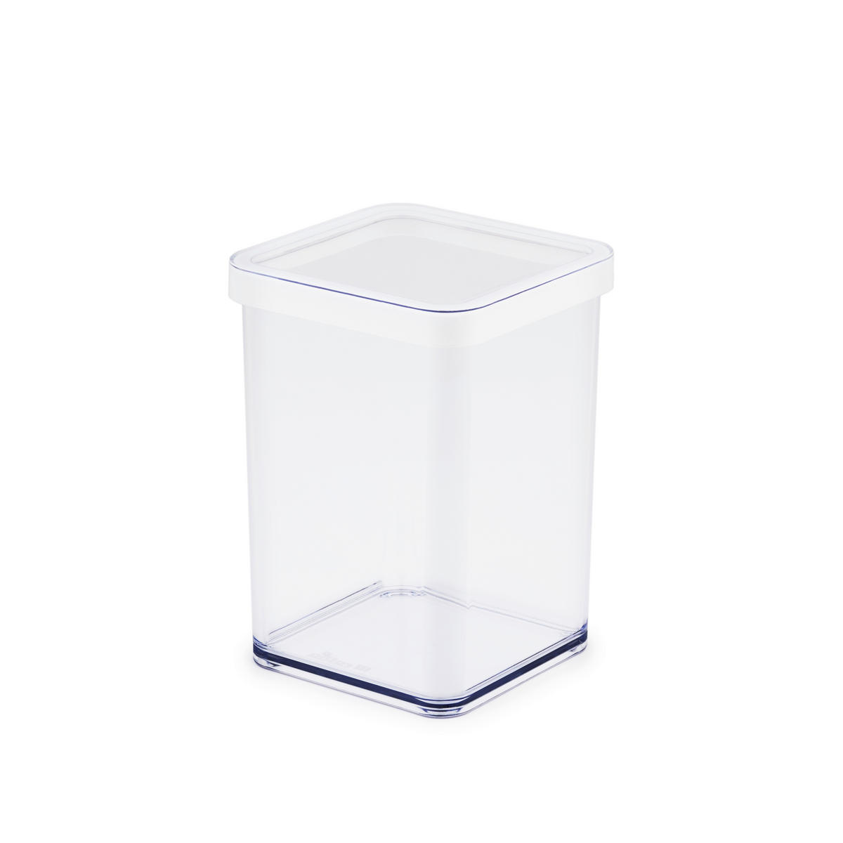 DÓZA NA POTRAVINY - bílá/čiré, Basics, plast (10/10/14.2cm) - Rotho