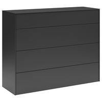 SIDEBOARD Riverside  in 121/97/42 cm  - Schwarz, Design, Holzwerkstoff/Kunststoff (121/97/42cm) - SetOne by Musterring