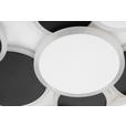 LED-DECKENLEUCHTE 46,8/6 cm - Schwarz/Weiß, Trend, Kunststoff/Metall (46,8/6cm) - Novel