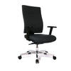 DREHSTUHL  in Webstoff Schwarz, Alufarben  - Schwarz/Alufarben, Design, Kunststoff/Textil (50/106-122/46-51cm) - Topstar