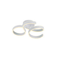 LED-DECKENLEUCHTE 40 W  54/19,5 cm    - Weiss, Basics, Metall (54/19,5cm) - Trio Leuchten