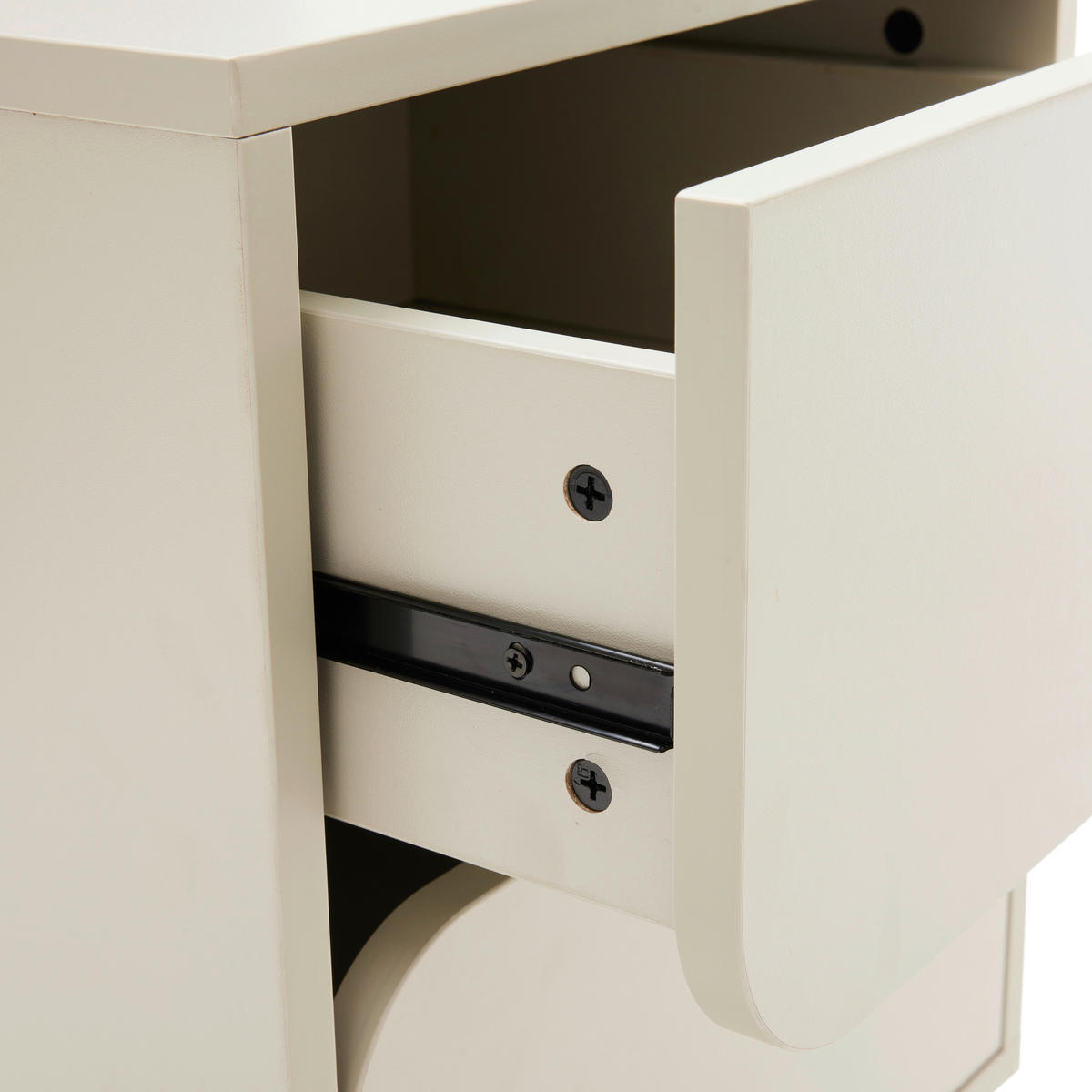 NACHTKÄSTCHEN 40/60/40 cm  in Seidengrau  - Seidengrau, Design, Holzwerkstoff/Metall (40/60/40cm) - Xora