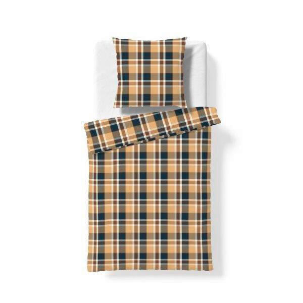 BETTWÄSCHE Flanell 155/220 cm  - Gelb, Design, Textil (155/220cm) - Fleuresse