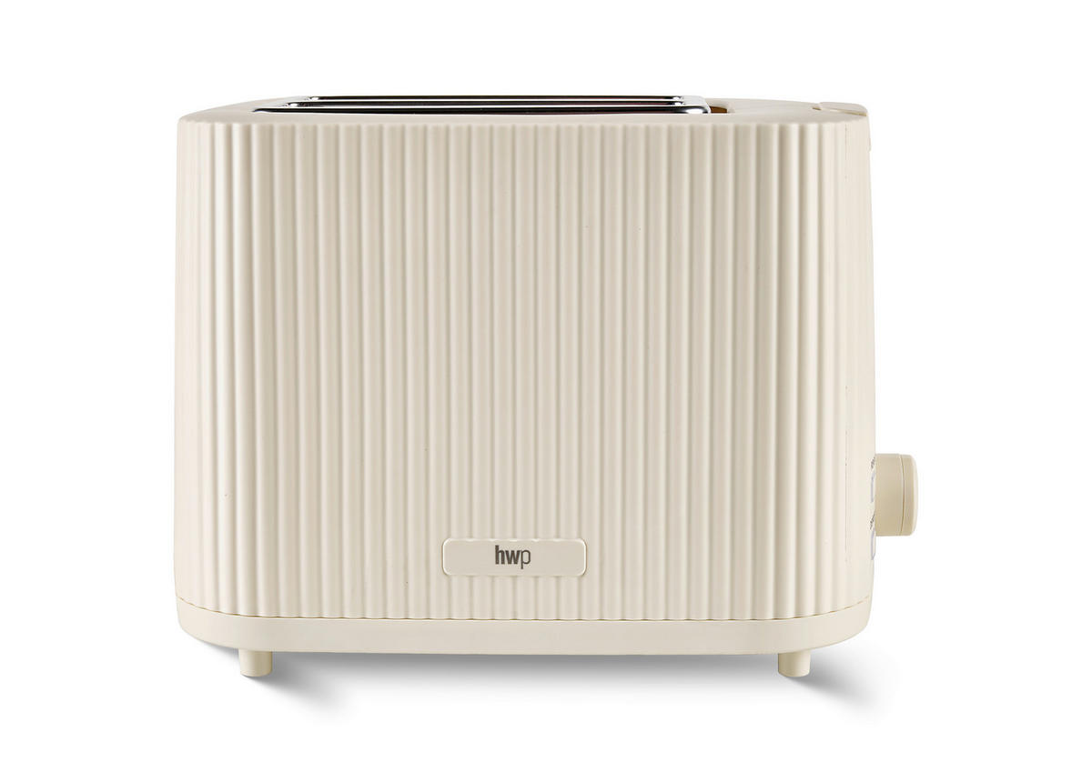 TOASTER  - Creme, Trend, Kunststoff/Metall (26/15,5/18,8cm) - Homeware Profession.