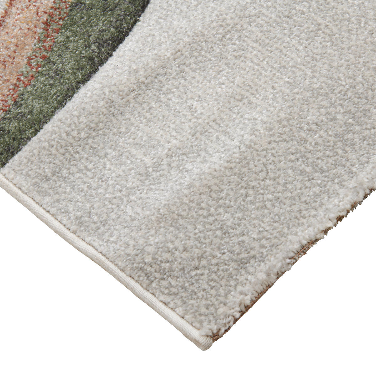 VÄVD MATTA 160/230 cm  - beige/grön, Design, textil (160/230cm) - Novel