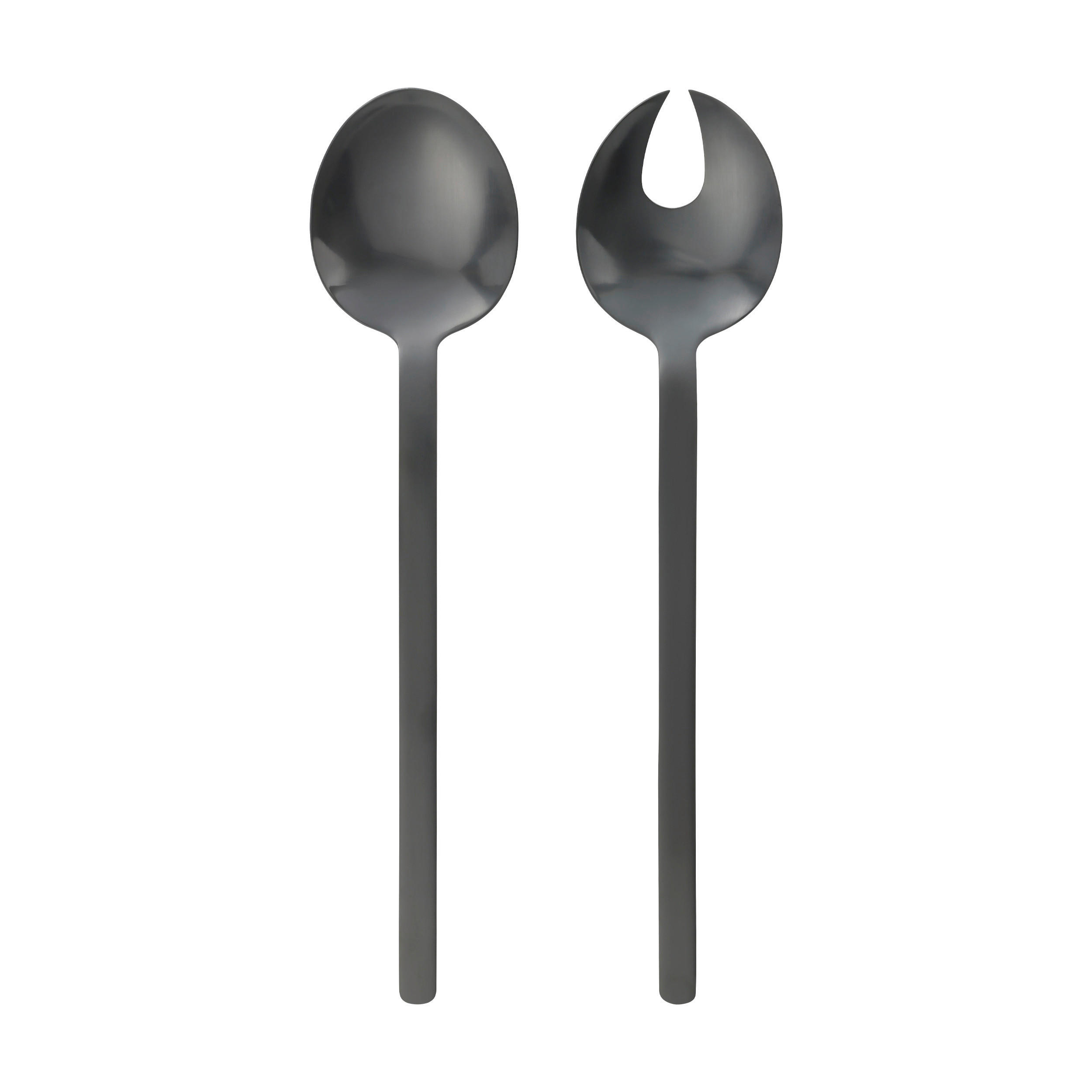 BESTECKSET 2-teilig Edelstahl  für  - Schwarz, Basics, Metall (29cm) - Eglo