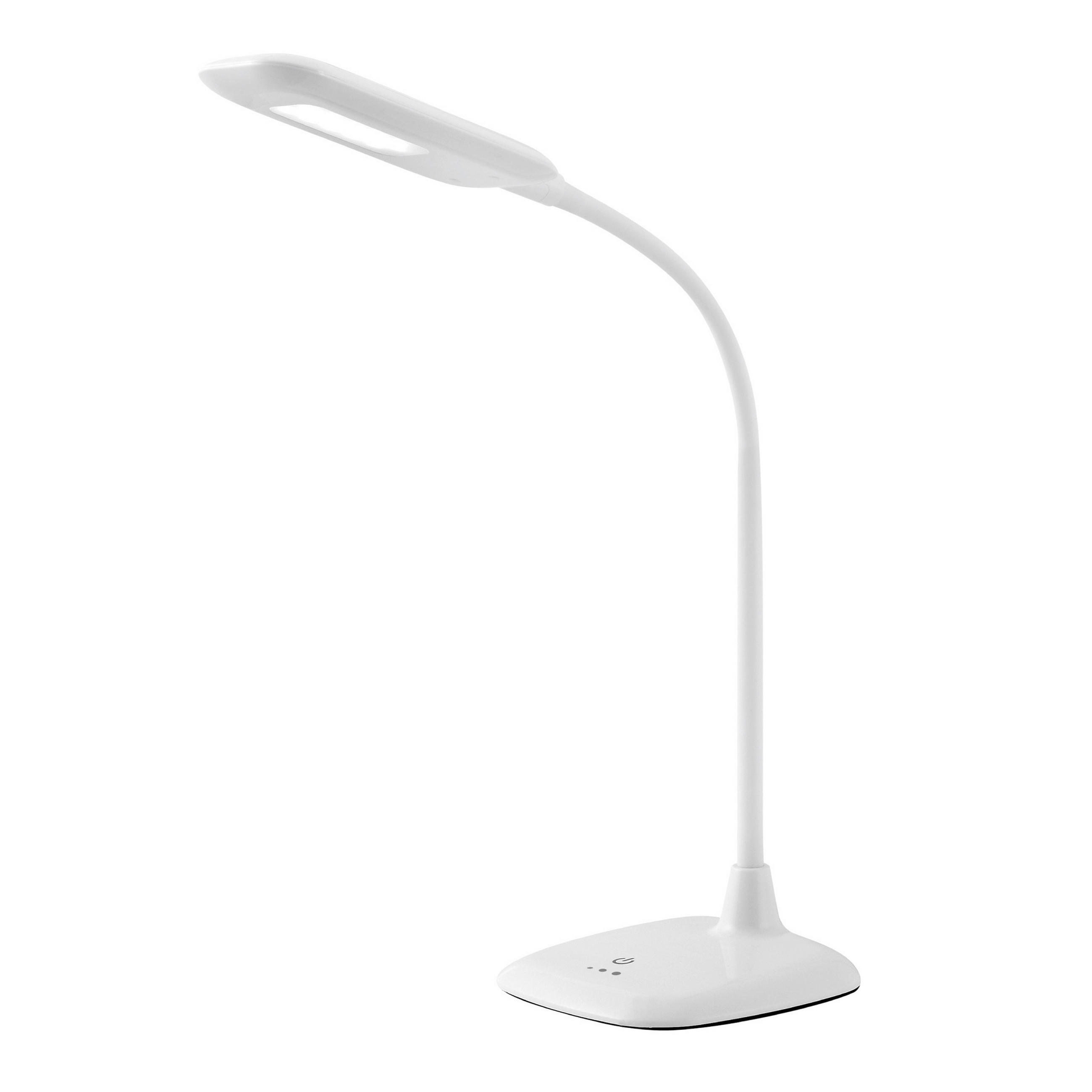 SCHREIBTISCHLEUCHTE - Weiss, Konventionell, Kunststoff/Metall (14,5/62,5cm) - Brilliant