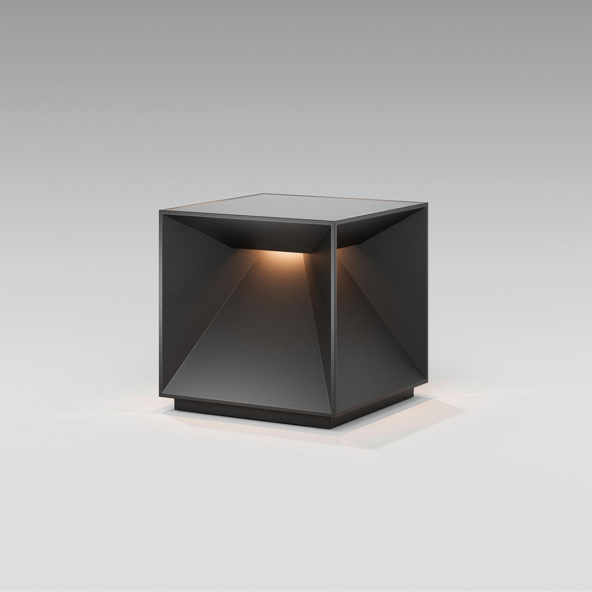 AKKU-TISCHLEUCHTE Nutalis 10/10/10 cm   - Schwarz, Design, Metall (10/10/10cm)