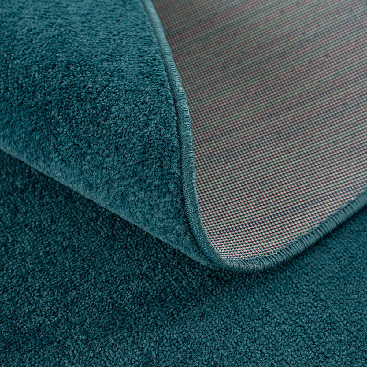 WEBTEPPICH 200 cm Uni Dunkelblau  - Dunkelblau, LIFESTYLE, Kunststoff/Textil (200cm)