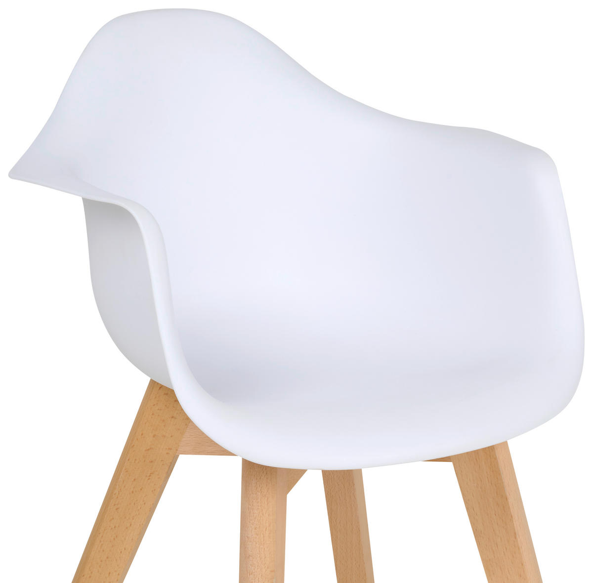 KINDERSTUHL - Buchefarben/Weiß, Trend, Holz/Kunststoff (42/56/43cm) - My Baby Lou