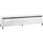 LOWBOARD  in 200/50/40 cm  - Weiß Hochglanz/Anthrazit, Design, Holzwerkstoff/Kunststoff (200/50/40cm) - Xora