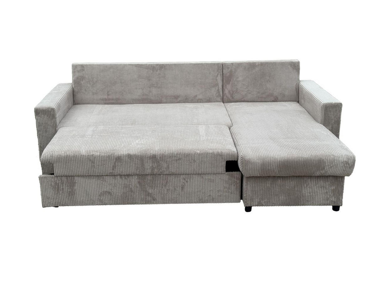 KUTNA GARNITURA drvo, tekstil    - Moderno, drvo/tekstil (230/160/88cm) - Ti'me