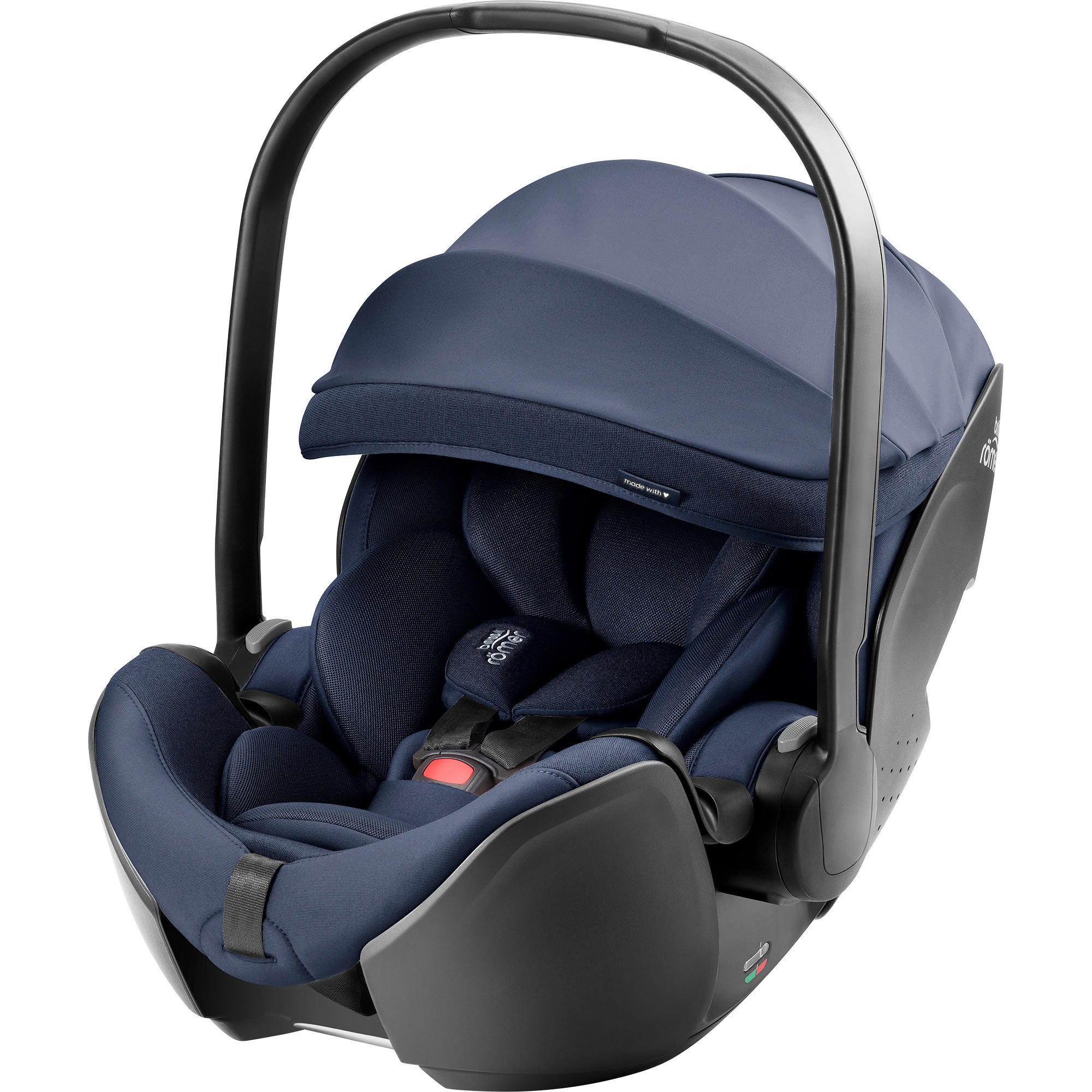 BABYSCHALE Baby-Safe Pro  - Dunkelblau, Basics, Kunststoff/Textil (44/62,5/65,5cm) - Britax Römer