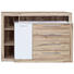 KOMODA SIDEBOARD - bílá/barvy dubu, Design, kompozitní dřevo/umělá hmota (161/107/43cm) - Carryhome KOMODA SIDEBOARD - bílá/barvy dubu, Design, kompozitní dřevo/umělá hmota (161/107/43cm) - Carryhome