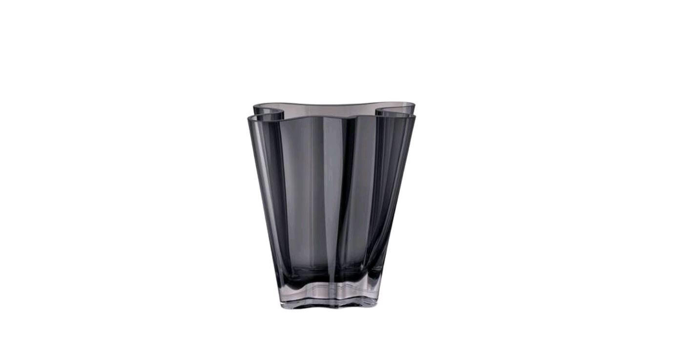 VASE Flux 20 cm  - Grau, Basics, Glas (20/15/10cm) - Rosenthal