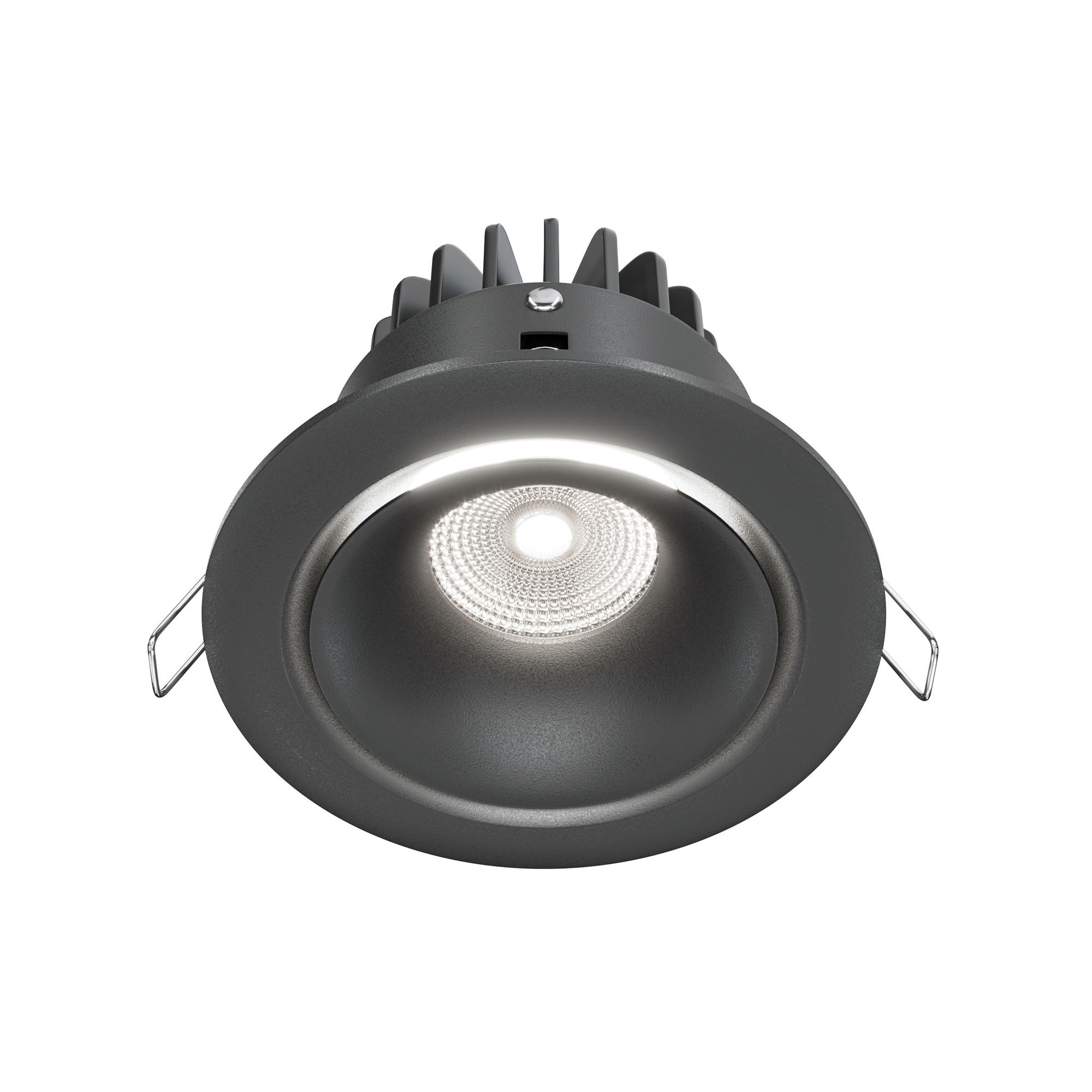 DECKENLEUCHTE Downlight 9,8/7,5 cm  - Schwarz, Design, Metall (9,8/7,5cm) - MAYTONI